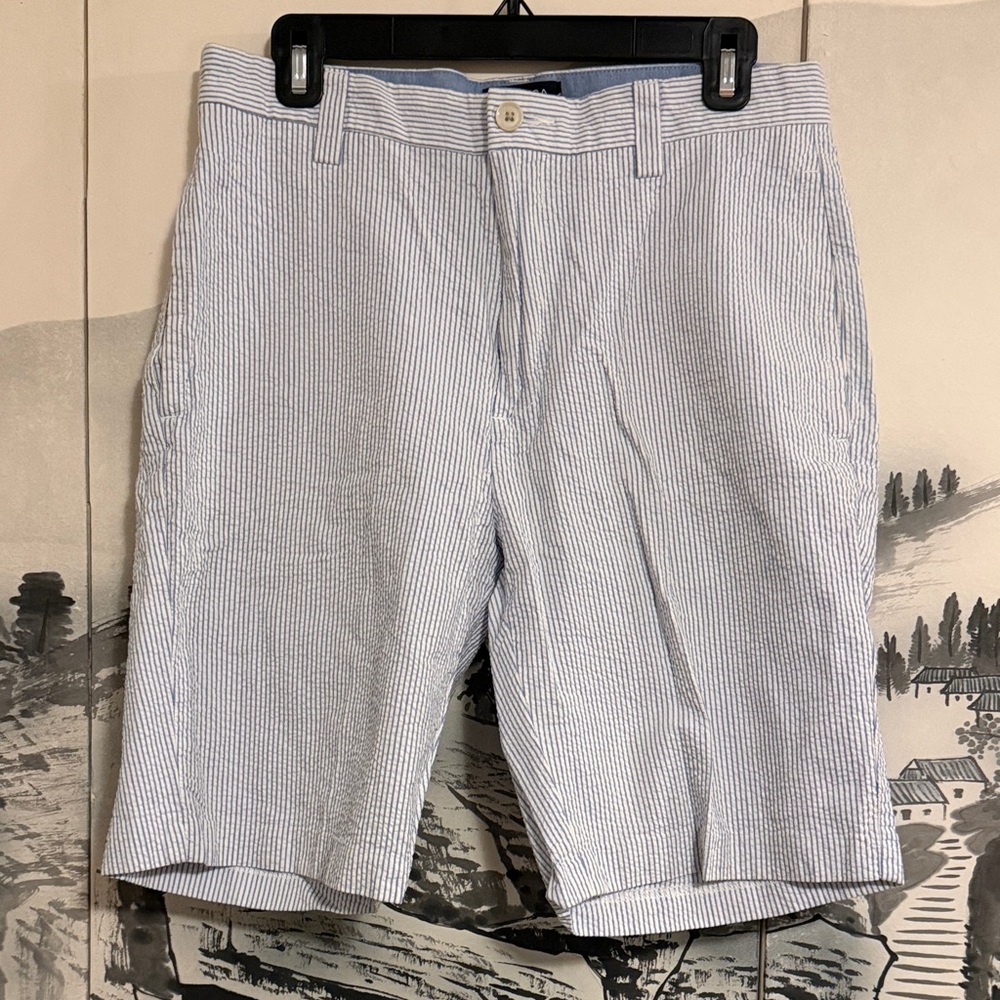 Nautica Blue Seersucker Short - 30